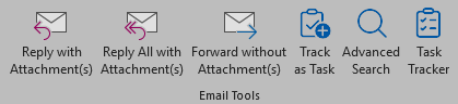 Attachment and Workflow Actions in Outlook Home Tab